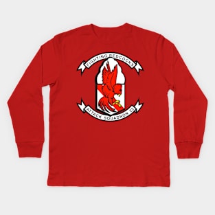 VFA-22 Fighting Redcocks Kids Long Sleeve T-Shirt